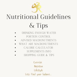 Nutritional, Exercise & LifeStyle eBook - V.0824